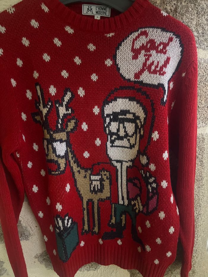 Pull Noël L’Homme Moderne Taille S Italie - photo numéro 2