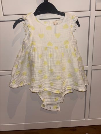 Robe body Orchestra en gaze de coton - 3mois (60cm)