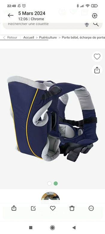 Porte bébé