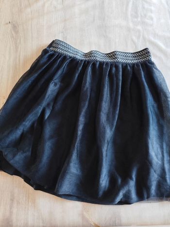 Jupe noire en tulle