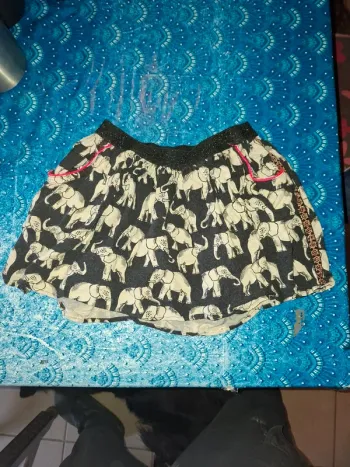Jupe 6 ans ikks éléphant