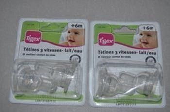 Tétines + 6 mois 3 vitesses