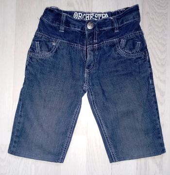 Bermuda jeans bleu Orchestra T. 8 ans