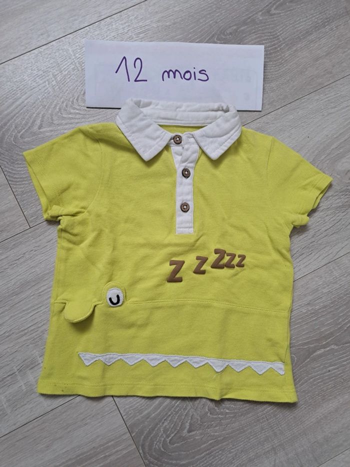 Polo 12 mois manches courtes