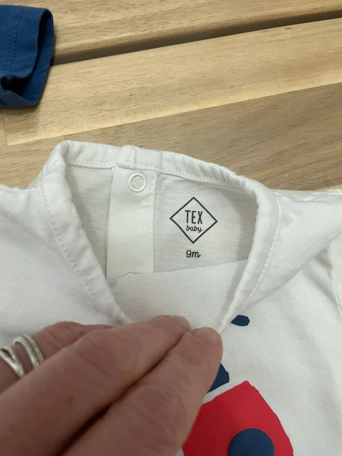 2 polos basic 9 mois tex baby - photo numéro 5
