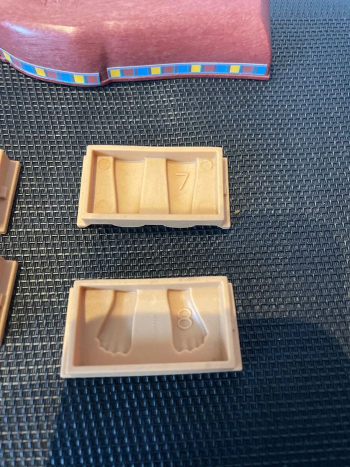 Playmobil lot pièce détachées Egypte morceaux fresque pharaon et sarcophage - photo numéro 4