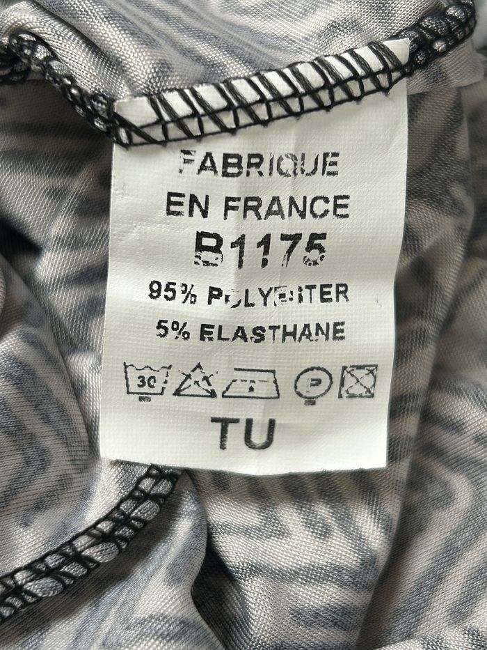 Robe beige et noire - Taille Unique (L) - photo numéro 4