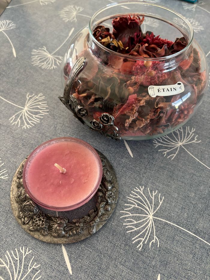 Pot pourri en étain - photo numéro 4