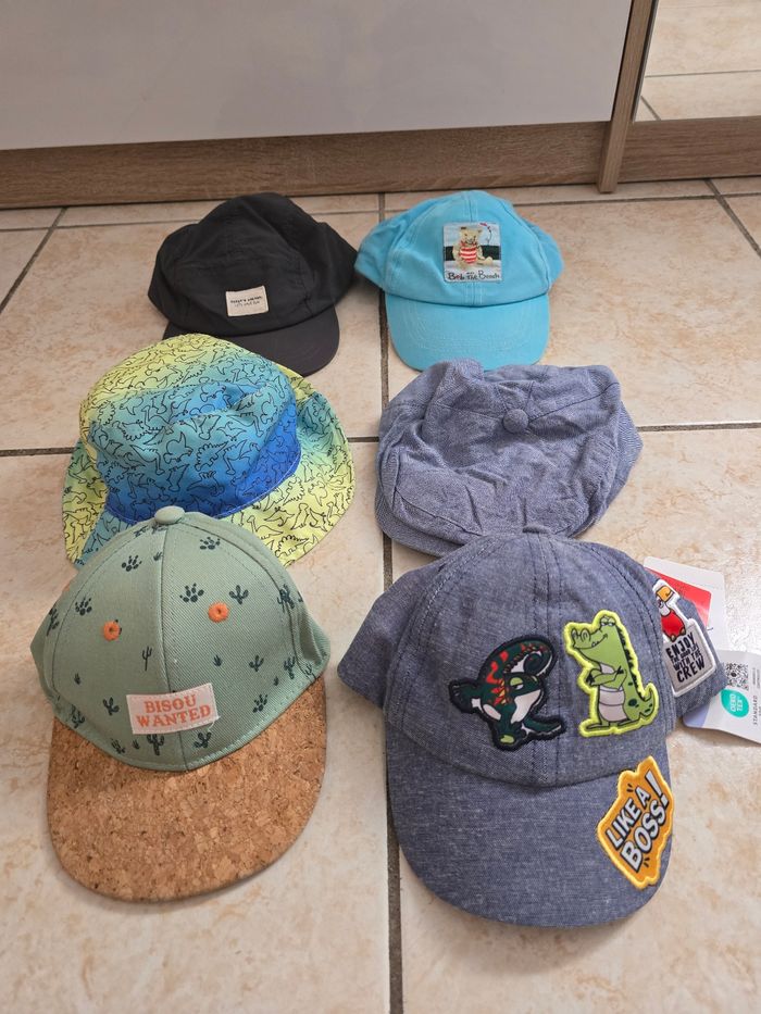 Lot 6 casquette Béret bob