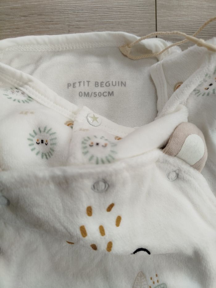 Pyjama petit béguin 0 mois 50 cm neuf - photo numéro 4