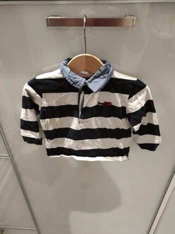 Polo manches longues 12 mois