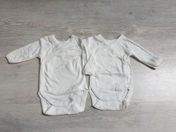 Lot 2 bodies naissance Petit Bateau