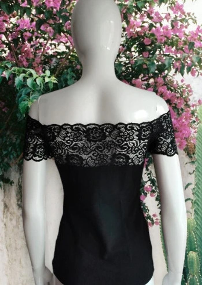 Top épaules dénudées dentelle Capsule - photo numéro 4