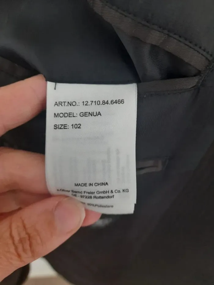 Ensemble costume veste et pantalon homme size 102 S Olivier négociable - photo numéro 5
