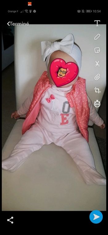 Doudou sans manche et combi