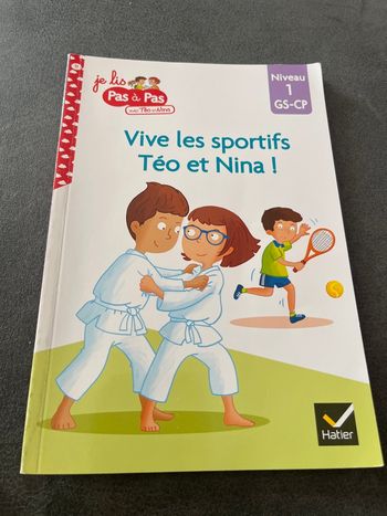 Livre cp vive les sportifs teo et Nina