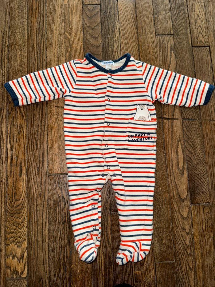 Pyjama coton épais vertbaudet 6 mois