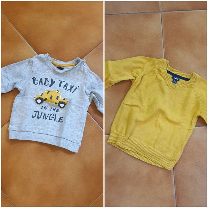 Lot de 2 pull en 18mois