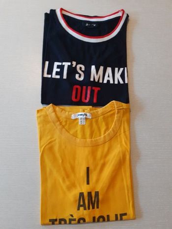 Lot 2 tee-shirts