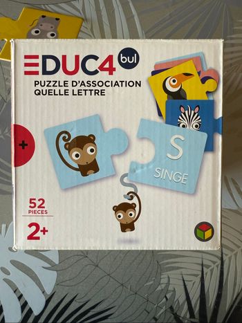 Puzzle association quelle lettre ? Oxybul