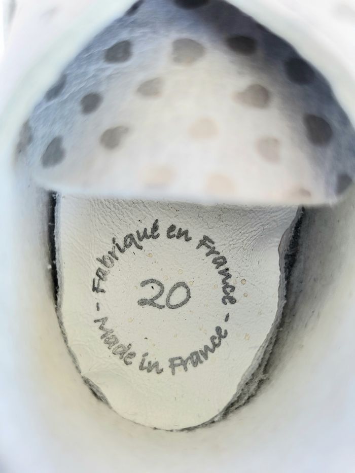 Chaussures  bébé fille en cuir Point 20 Made in France 🇨🇵 - photo numéro 3