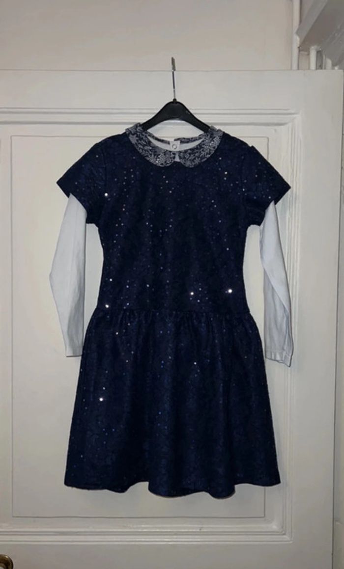Robe à sequins et tshirt à col taille 8 ans - X & Jacadi - photo numéro 6