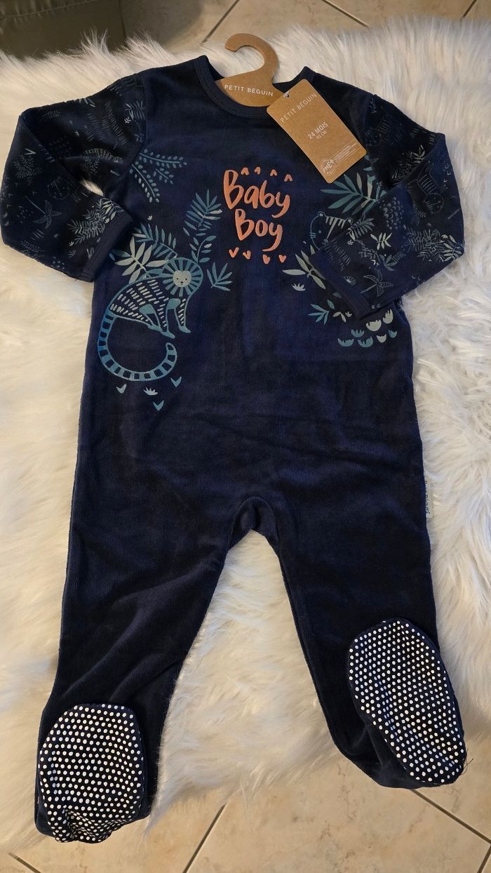 (Neuf non porté) 🏷💙🥰 superbe pyjama 24mois Garçon 🥰💙 - photo numéro 2
