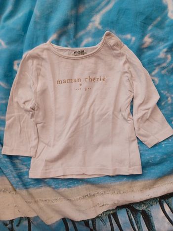 Tee-shirt 6 mois maman chérie kiabi
