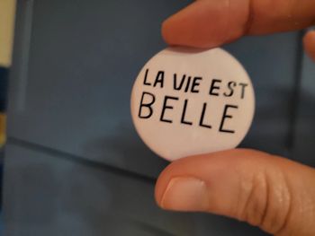 Aimant magnet la vie est belle