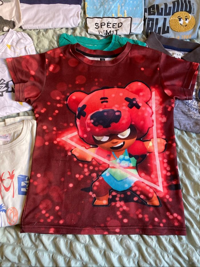 Lot de 10 t-shirt en taille 8 ans plusieurs marques - photo numéro 3