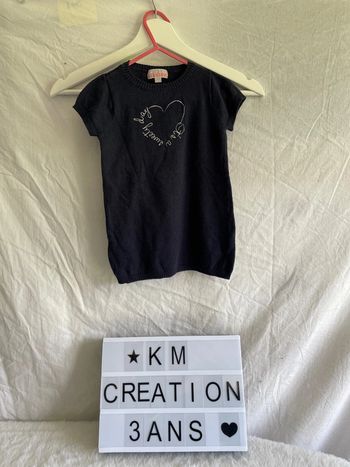 Pull 3 ans Lisa rose