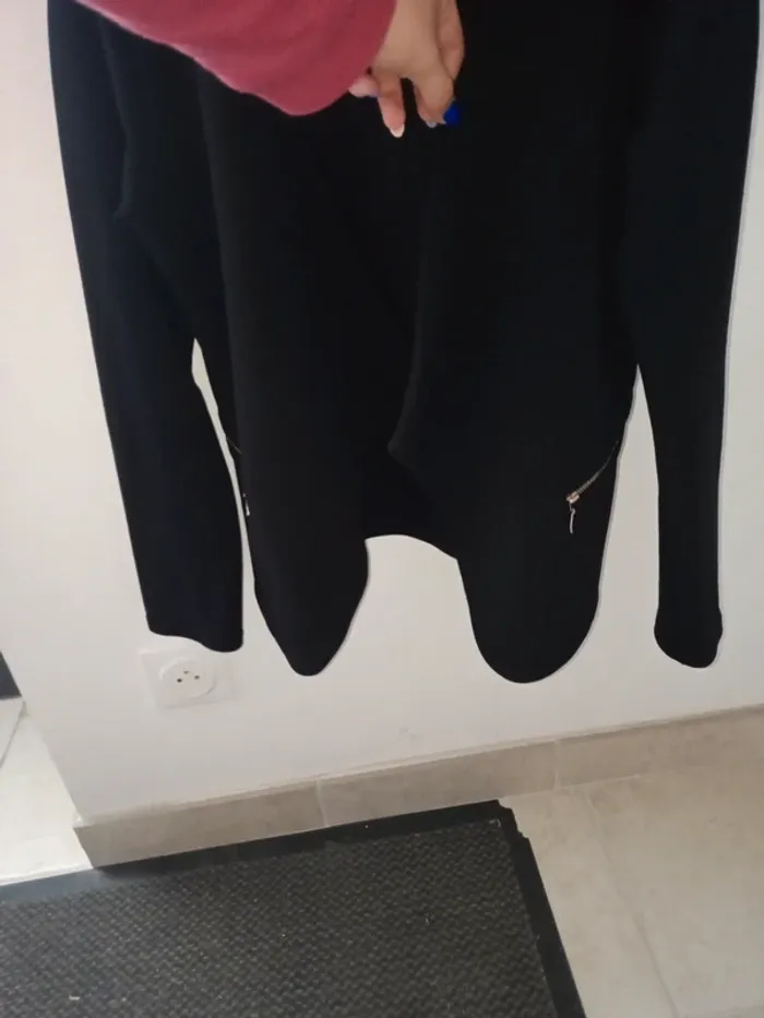 Veste noir légère - photo numéro 2