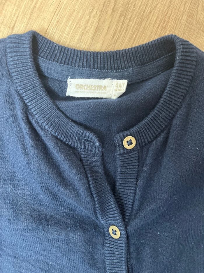 Gilet bleu 4 ans - photo numéro 3