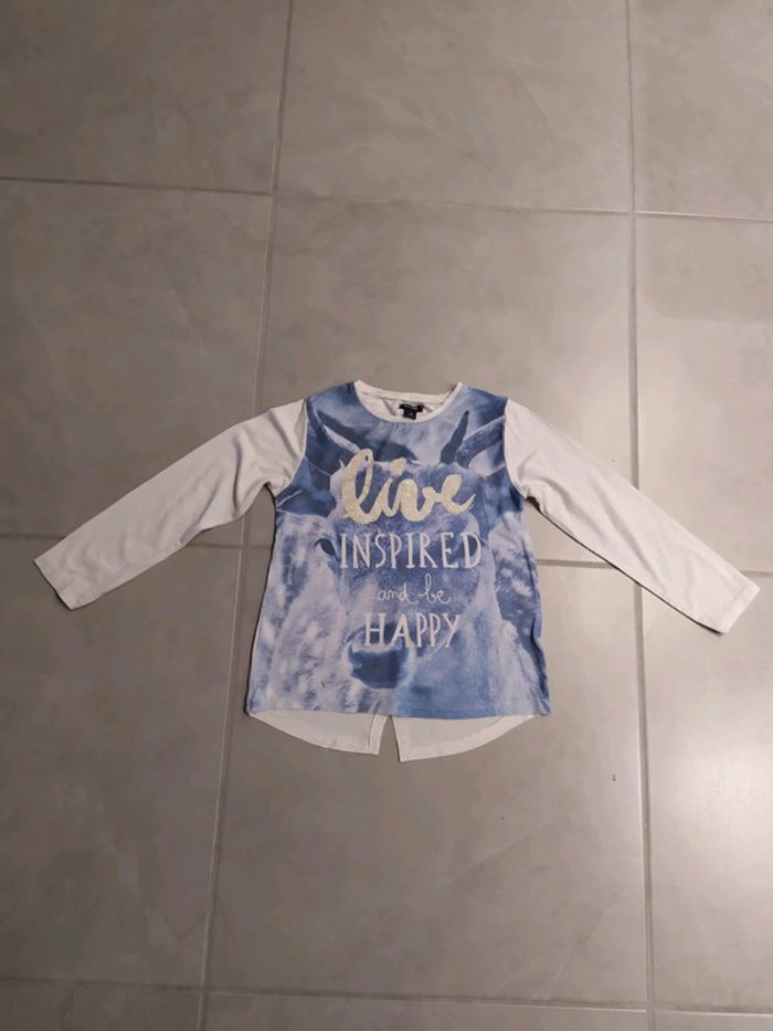 Tee-shirt manches longues fille 4 ans