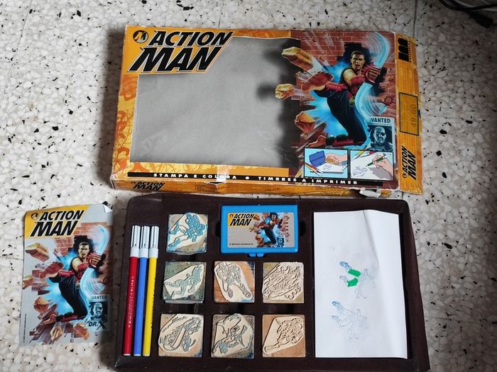 Jouet tampon action man