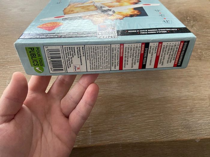 Pacific combat pilot pc big box vintage - photo numéro 2