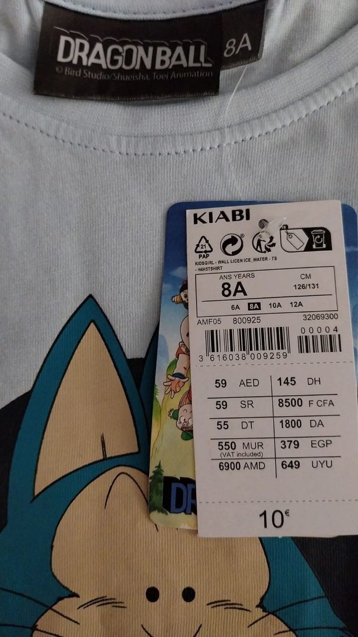 Tee-shirt fille 8 ans Kiabi - photo numéro 3
