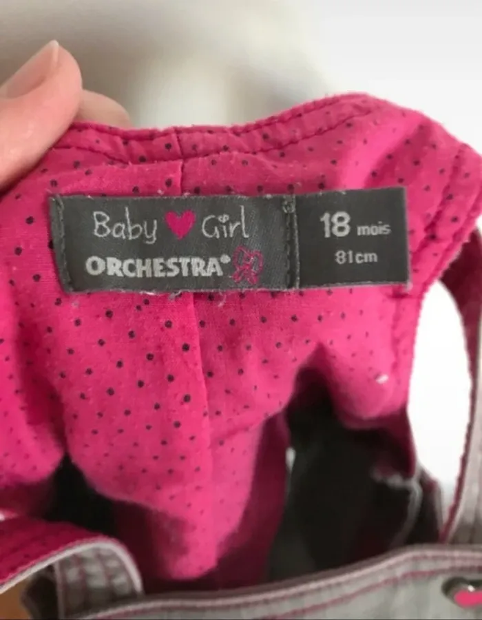 Robe en jeans orchestra comme neuve 18 mois - photo numéro 5