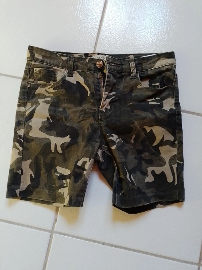 Short femme vert camouflage Goodies - photo numéro 7