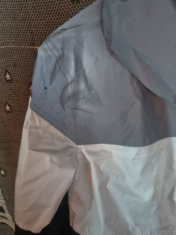 Veste coupe-vent imperméable phosphorescent 12ans Gémo - photo numéro 4