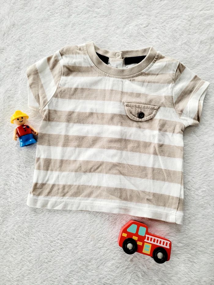 Tee-shirt marron clair