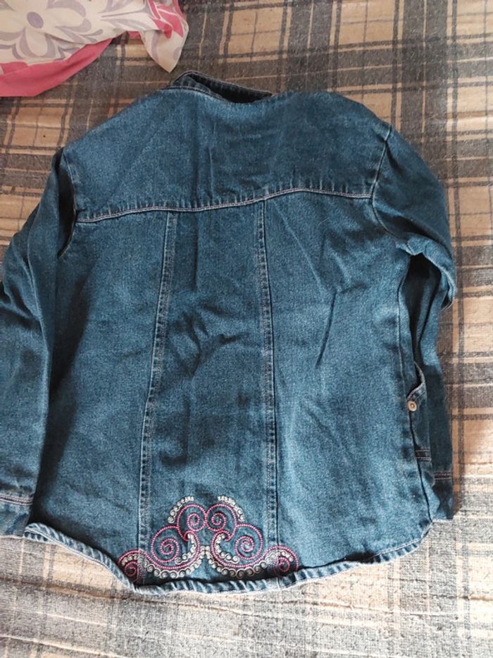 Veste en jean fille taille 6ans - photo numéro 2