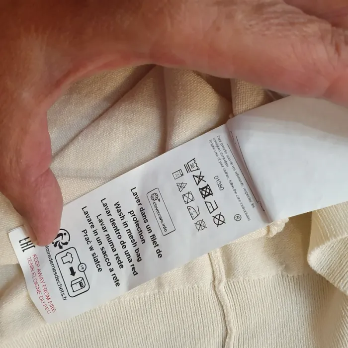 Magnifique haut champagne col en V avec fermeture eclaire taille XL Morgan - photo numéro 8