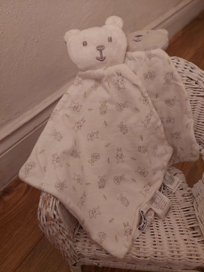 Doudous mouchoirs ours Cocoon - photo numéro 2