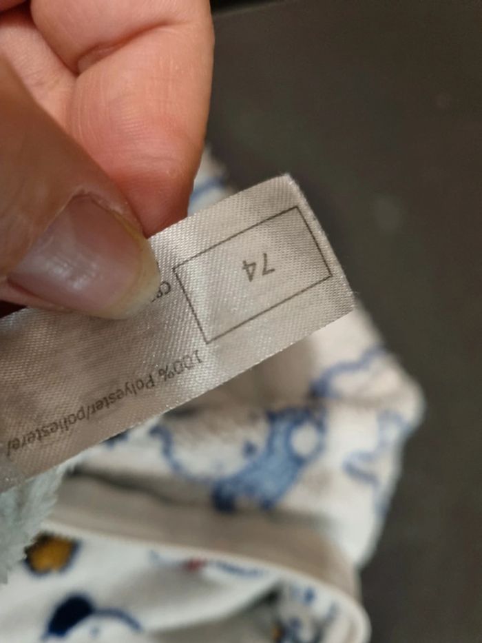 Pyjama chaud avec lapins - photo numéro 2