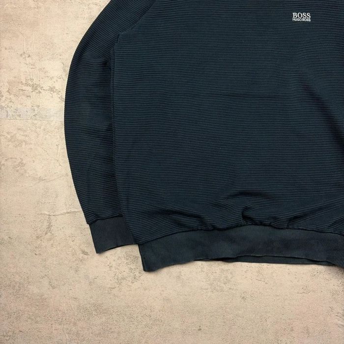 Pull Hugo Boss rétro vintage - Triple bleu marine