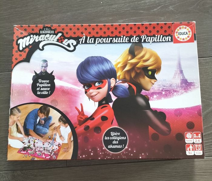 Jeu de société Miraculous - A la poursuite de Papillon