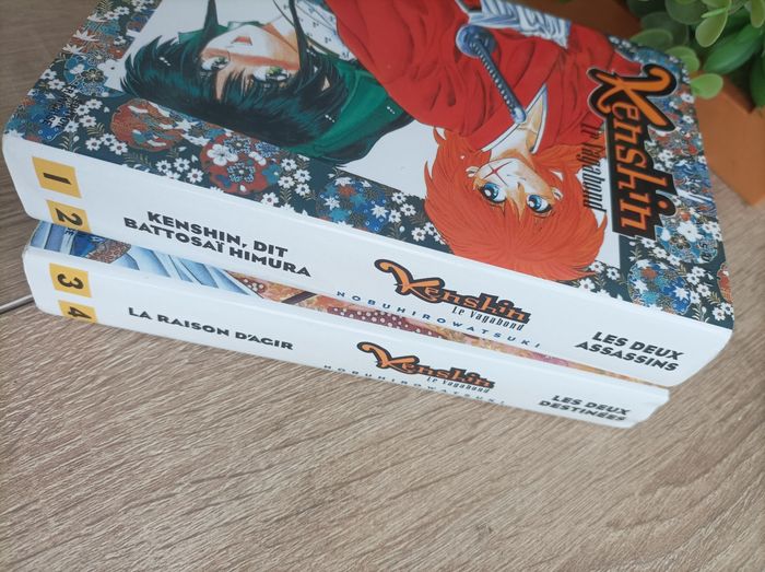 Lot 2 mangas album double Kenshin le vagabond 1 2 3 4 - photo numéro 4