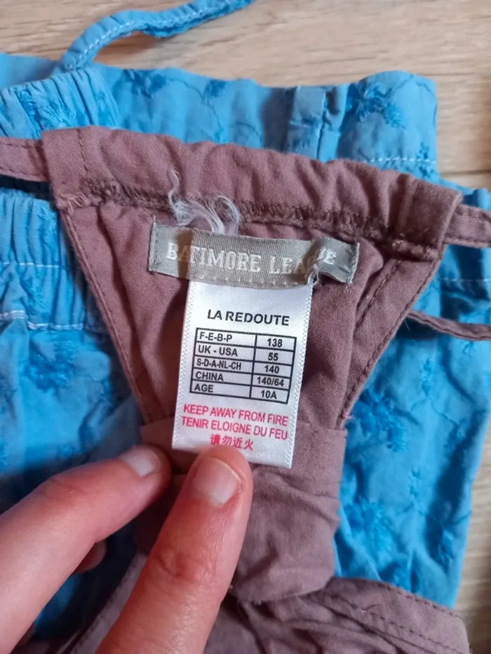 Lot 3 shorts coton fille (10 ans) - photo numéro 3