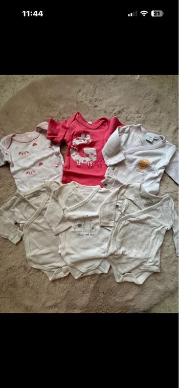 Lot bodies manche longue